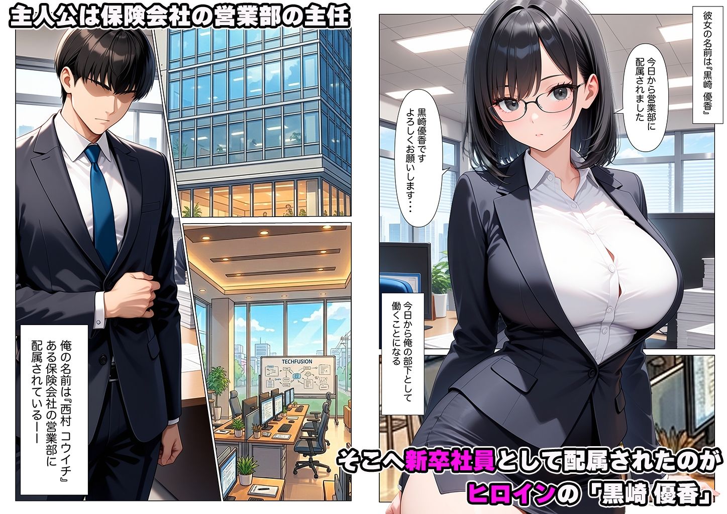 セックスレスで性欲爆発寸前の僕が真面目な新卒社員に射精管理されてしまう話 画像2