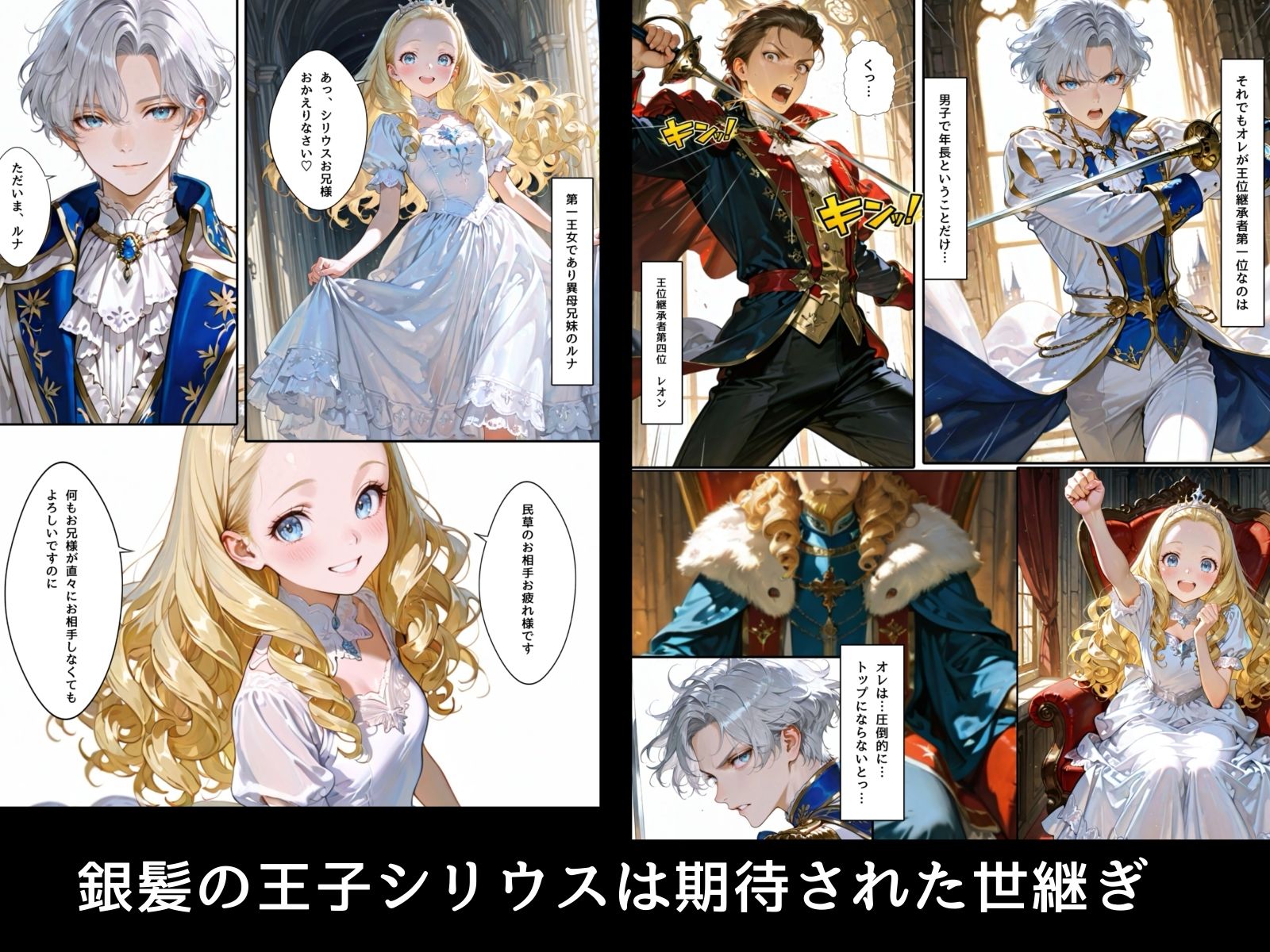 銀髪の王子は王の証に塗り替えられる～妹姫の歪んだ執着が現実を奪い、兄を黄金の孕み器へ塗り替えるまで～2