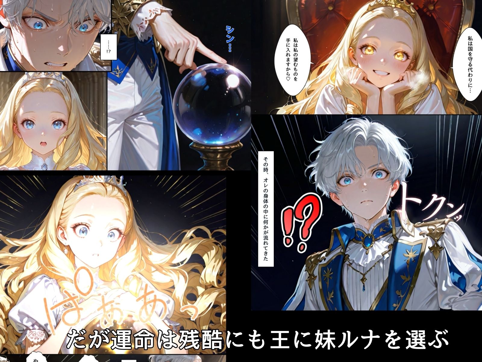 銀髪の王子は王の証に塗り替えられる～妹姫の歪んだ執着が現実を奪い、兄を黄金の孕み器へ塗り替えるまで～3