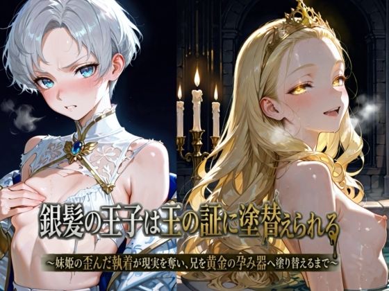 【チョコラッテ】誇り高き兄を自分の孕み器にしたいという欲望へと変わる『銀髪の王子は王の証に塗り替えられる～妹姫の歪んだ執着が現実を奪い、兄を黄金の孕み器へ塗り替えるまで～』