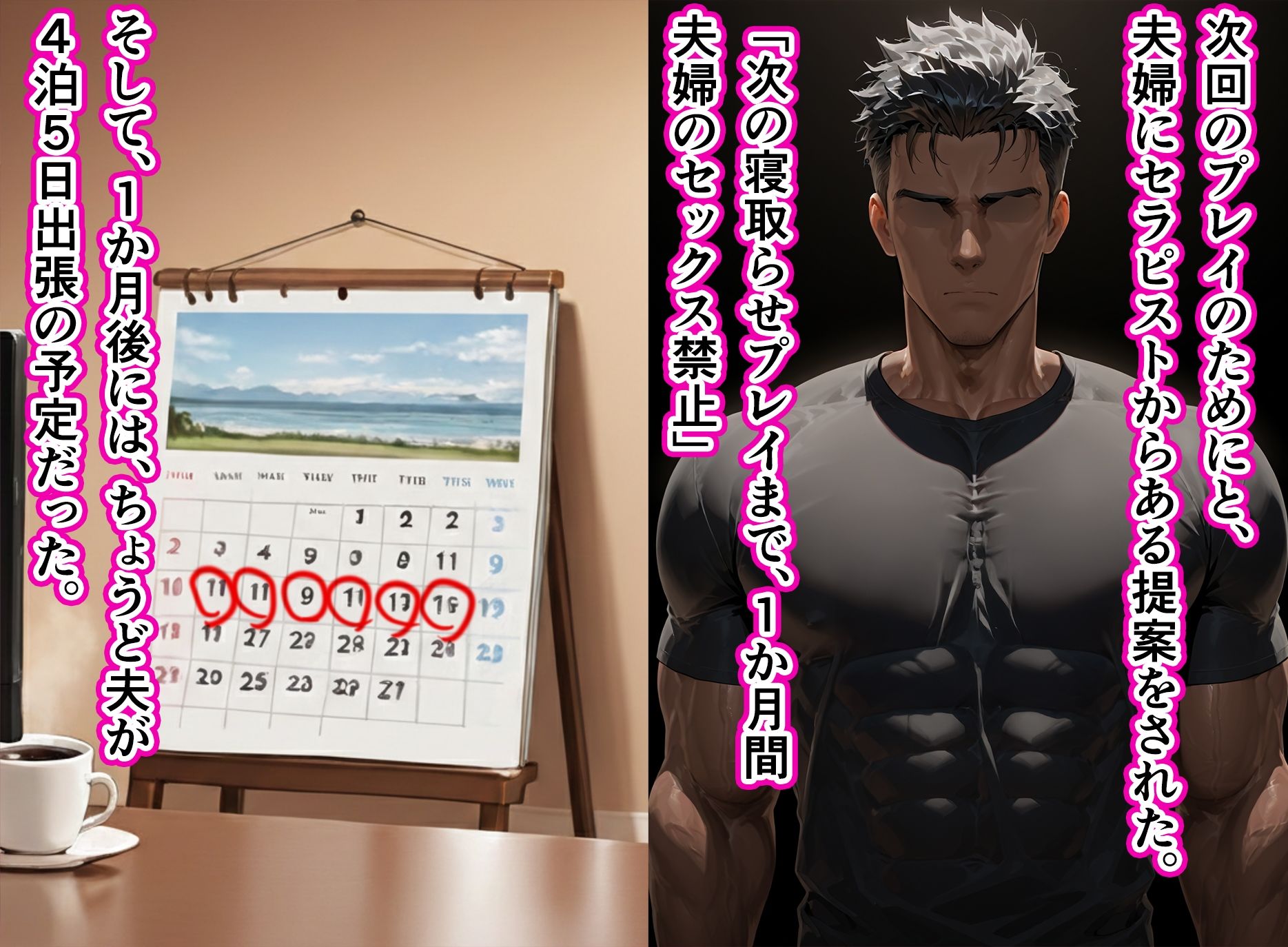 【無料エロ漫画】d_756693 育代ママ、ED夫のために一肌脱ぎます！vol.04〜夫の出張中4泊5日寝取らせプレイで脳破壊〜(レイン棒)