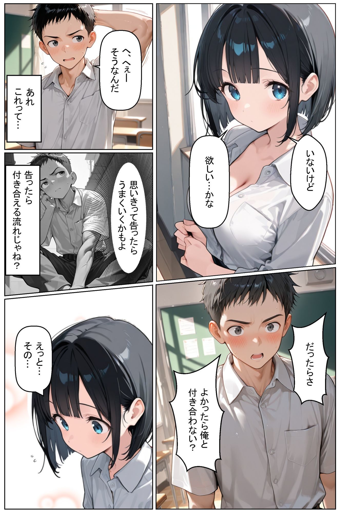 初めてできた彼女は巨乳のクラスメイトでした 画像4