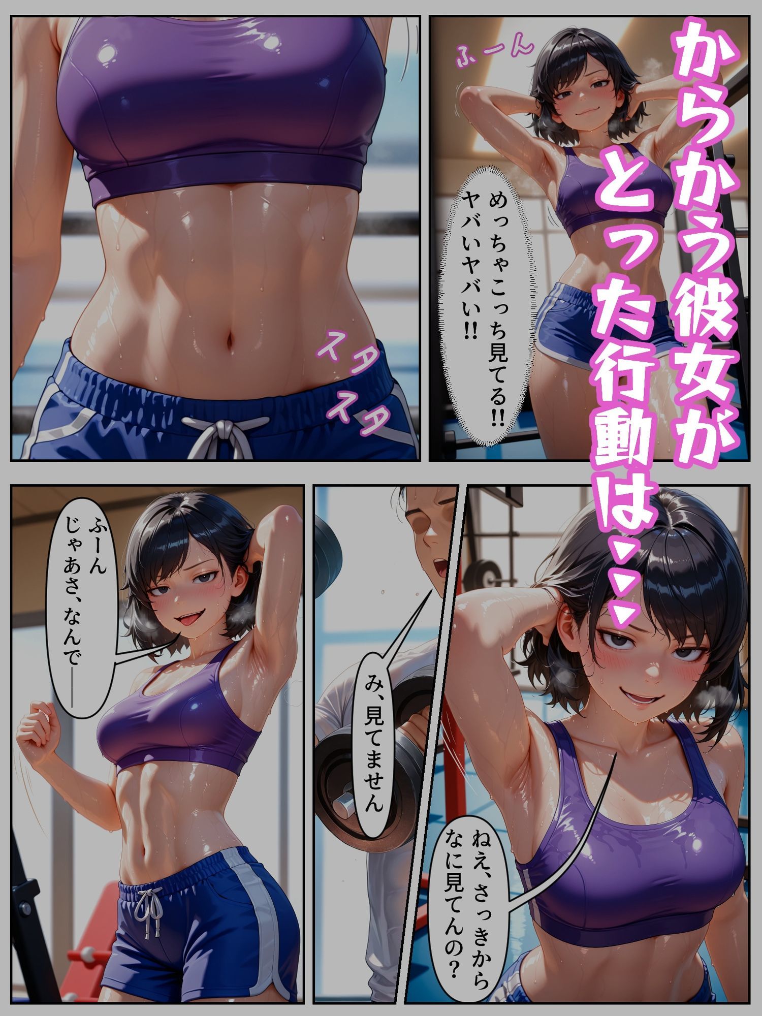 ジムで筋トレ中だった変態お姉さんのトロマンに生ハメ生中出しで着床させる 画像5