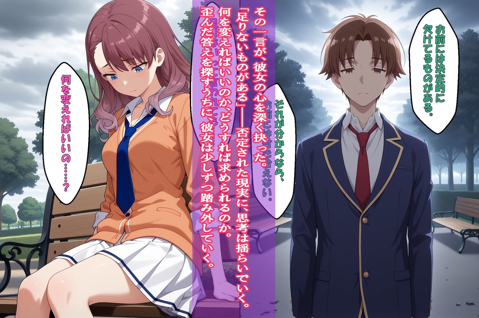 「追い詰められる優等生、崩壊寸前」（阪〇有〇）＆『彼に選ばれるための禁断指導』（佐藤〇耶）2冊セット、動画11本 サンプル6