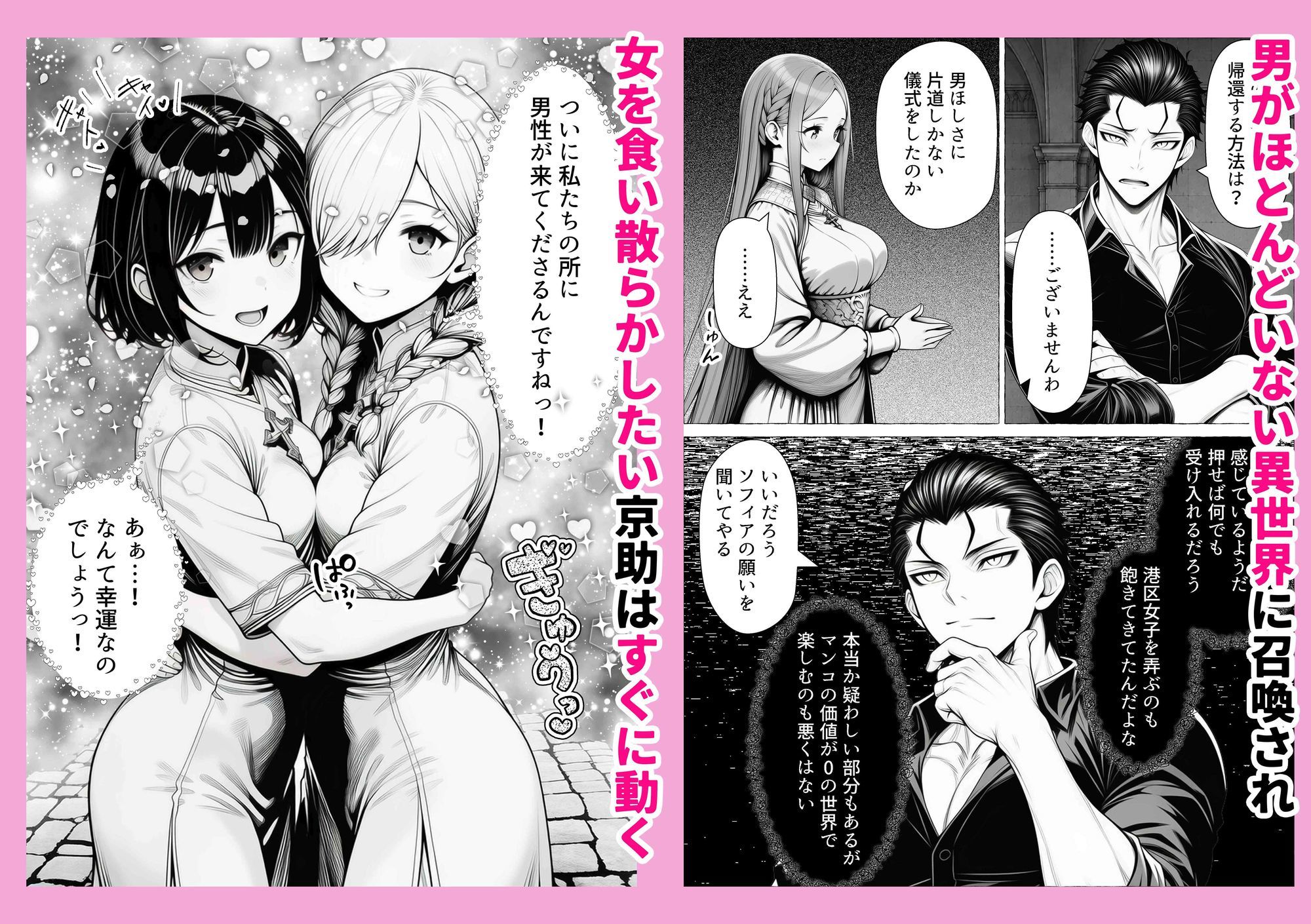 男が1％しかいない異世界で美少女ハーレムを作る話 画像1