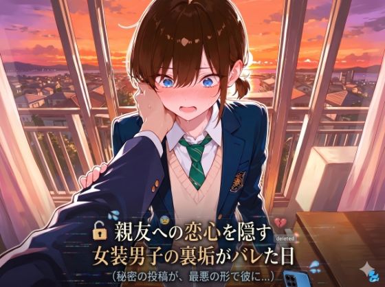 親友への恋心を隠す女装男子の裏垢がバレた日【LagusWorks】