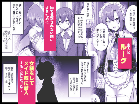 貧乳ユートピアの隠れ巨乳2 〜禁制爆乳バレから始まる王子専属Wメイド種付け教育〜 画像2