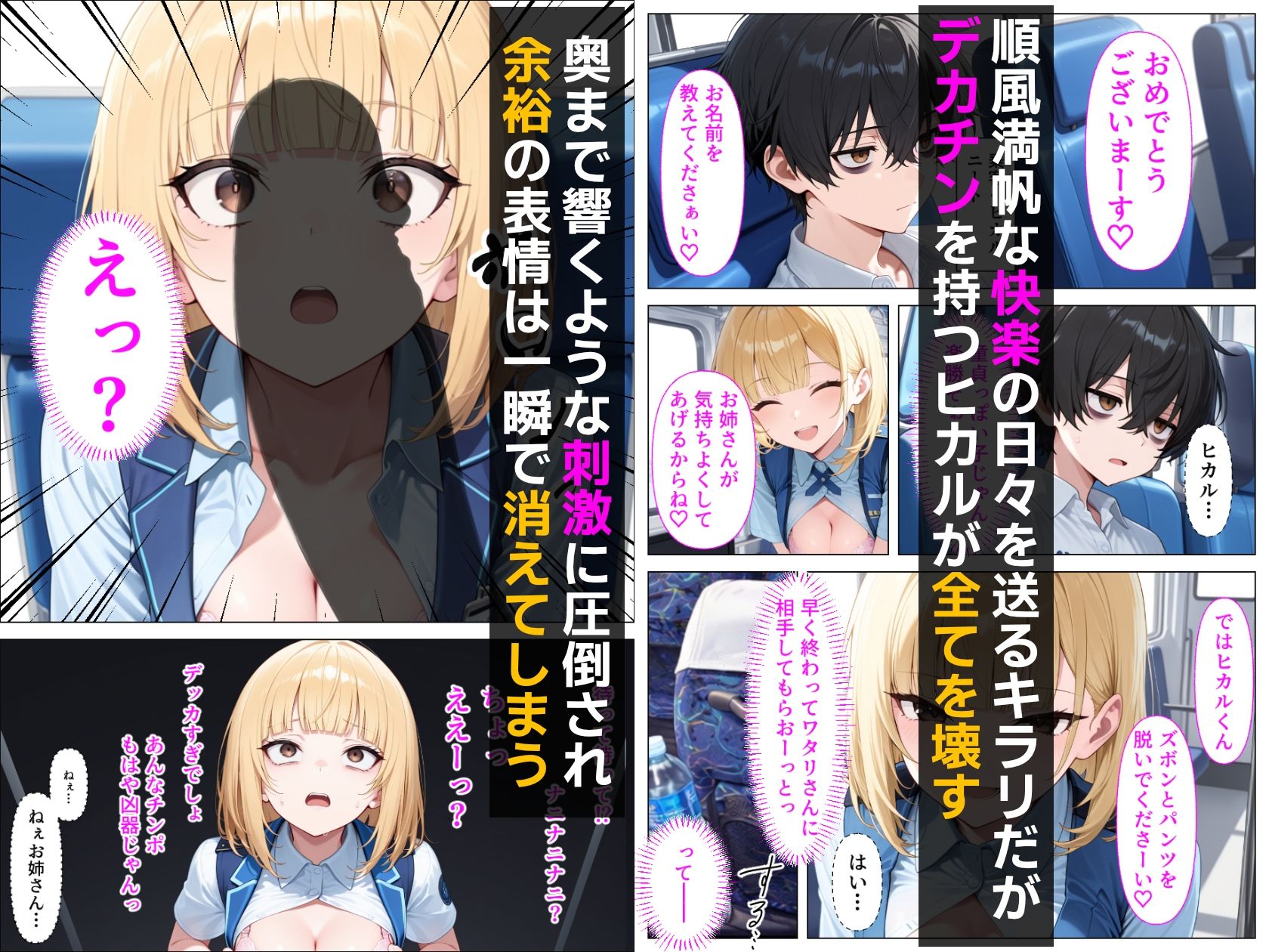 淫乱ギャルバスガイド汁まみれご奉仕ツアー_連日お客に潮だく中出しセックスされる話 画像5
