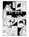 お尻にイタズラ