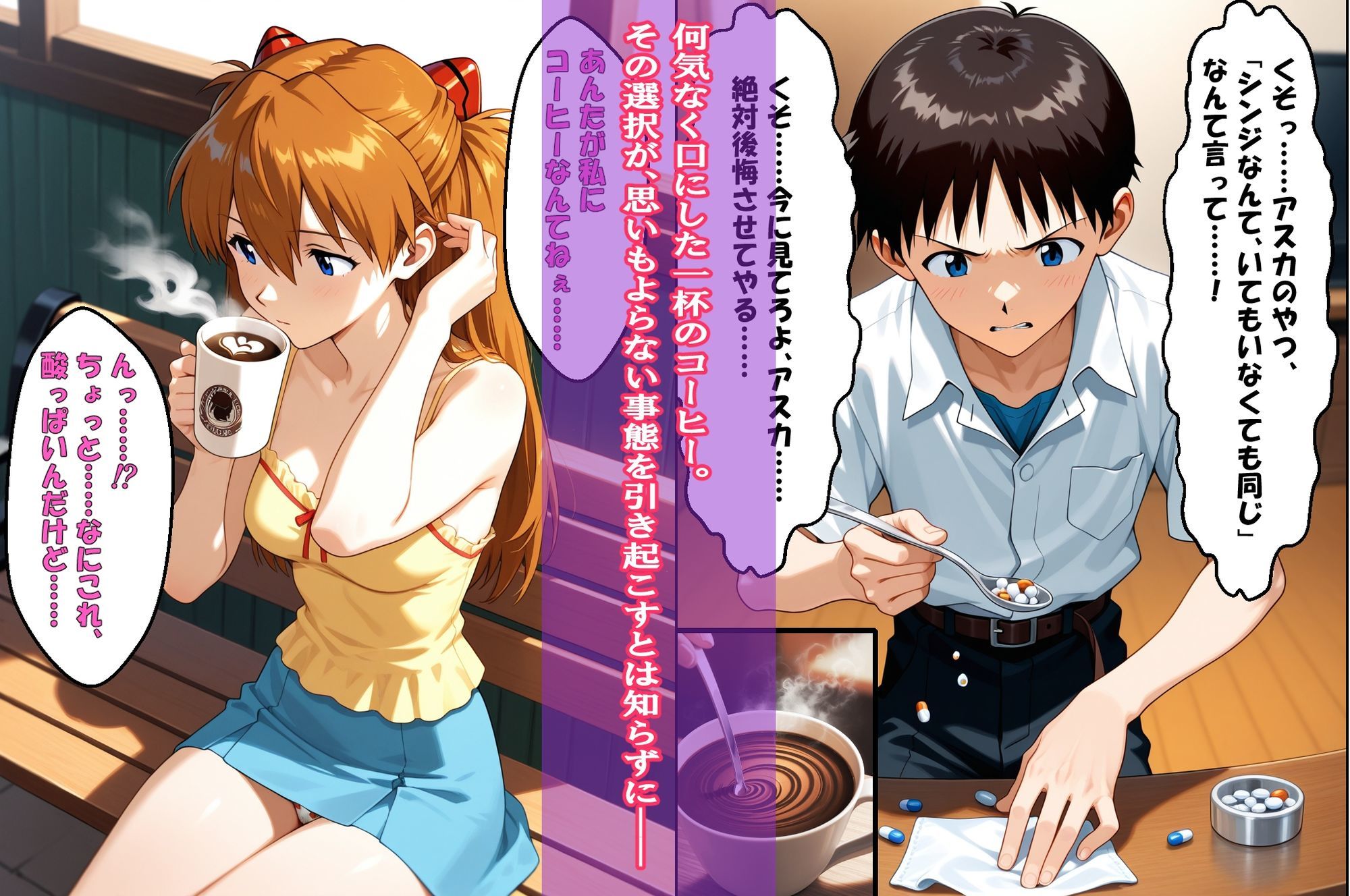 『逃げられない密室、欲望の碇に囚われて』（葛城ミ〇ト）＆『おしっこ限界がまん』（アスカ）2冊セット、動画13本 画像6