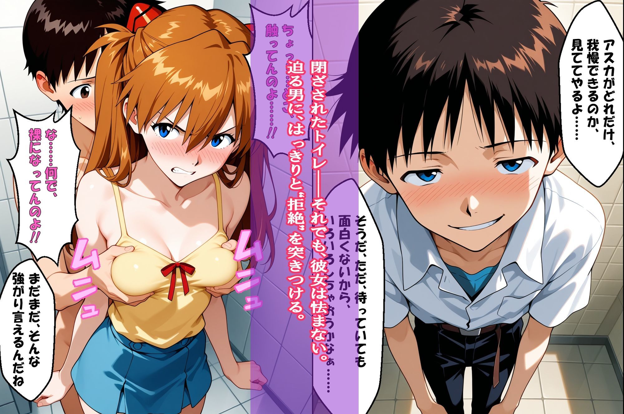『逃げられない密室、欲望の碇に囚われて』（葛城ミ〇ト）＆『おしっこ限界がまん』（アスカ）2冊セット、動画13本 画像8