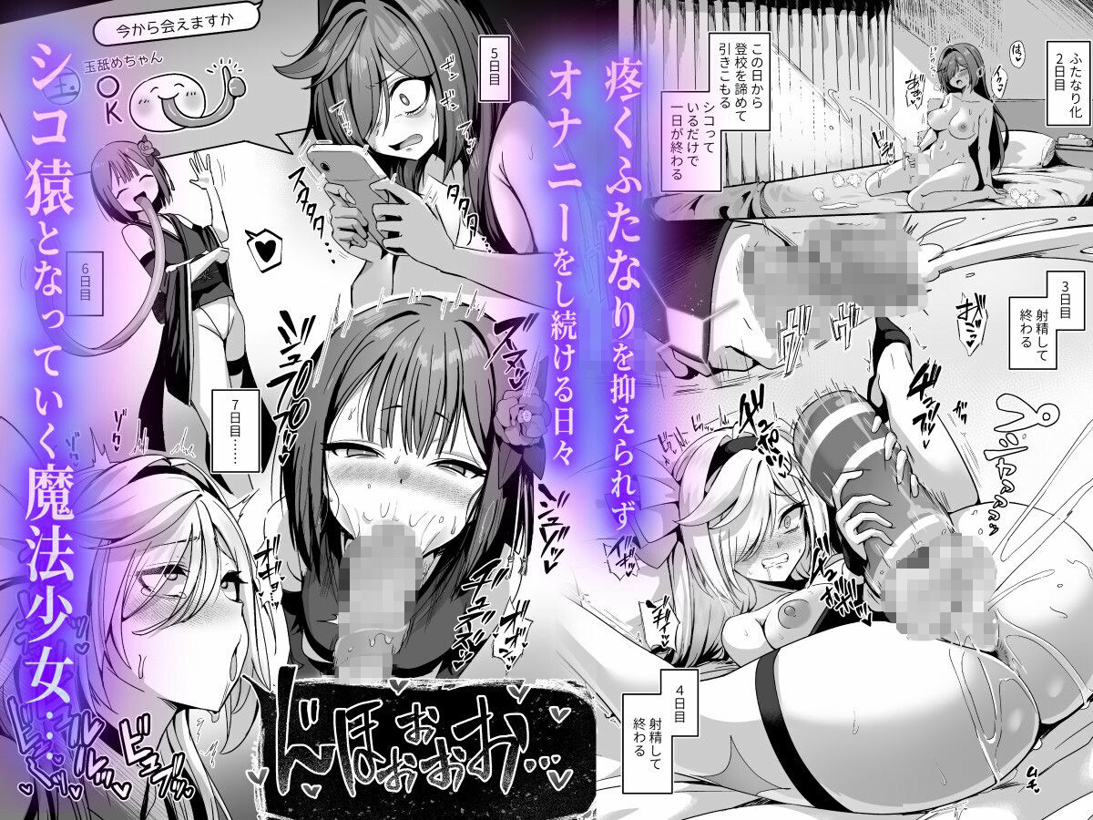 魔法少女セイントリリィ・男根 〜フタナリを生やされた魔法少女がチンポ狂いに... サンプル画像