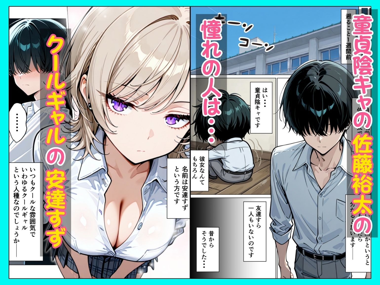 童貞陰キャの僕がクールギャルとマジックミラー車で生ハメセックスした話 画像1