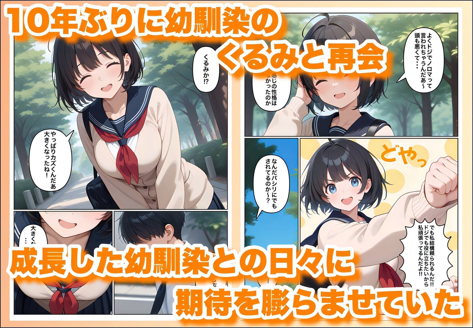俺の幼馴染が男子共のHな頼みを断らないから彼女にしたけど寝取られた 画像1