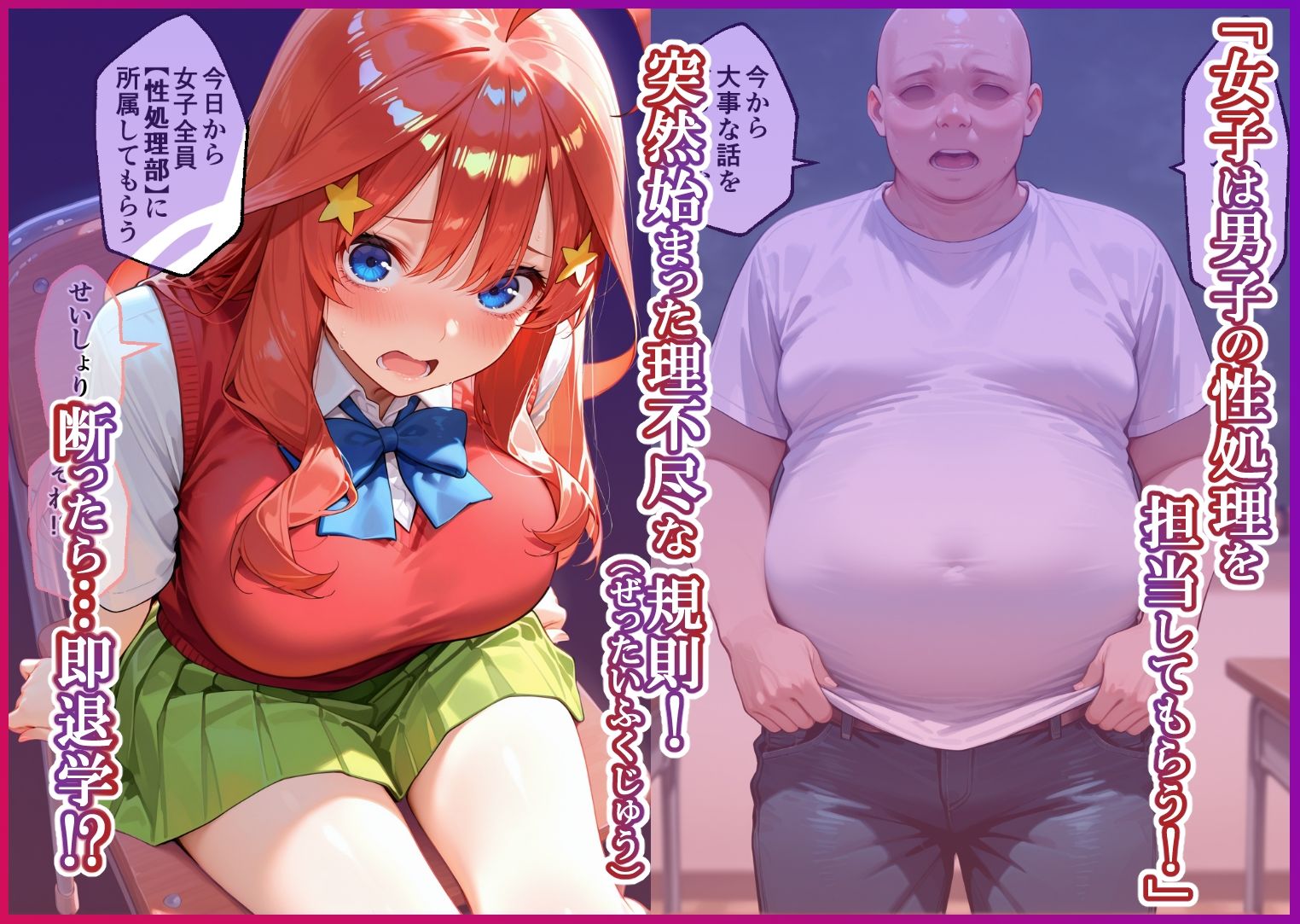 S○Xしないと即退学？  今日から全員強●性処理部（はーと）中出しでご奉仕ポイント大量GET快楽堕ち凌●学園 サンプル1