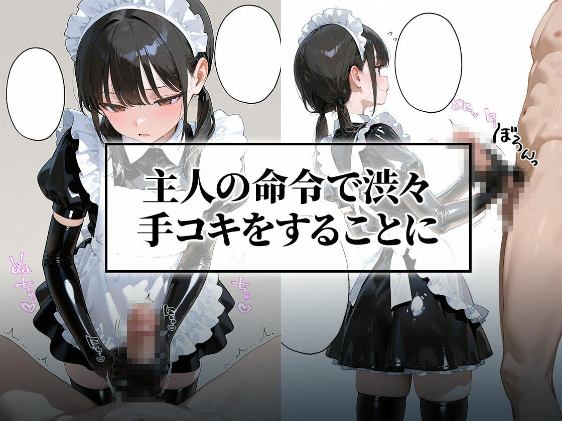 ラバーメイドはご主人様の手コキ係｜ラバー手袋奉仕編_3