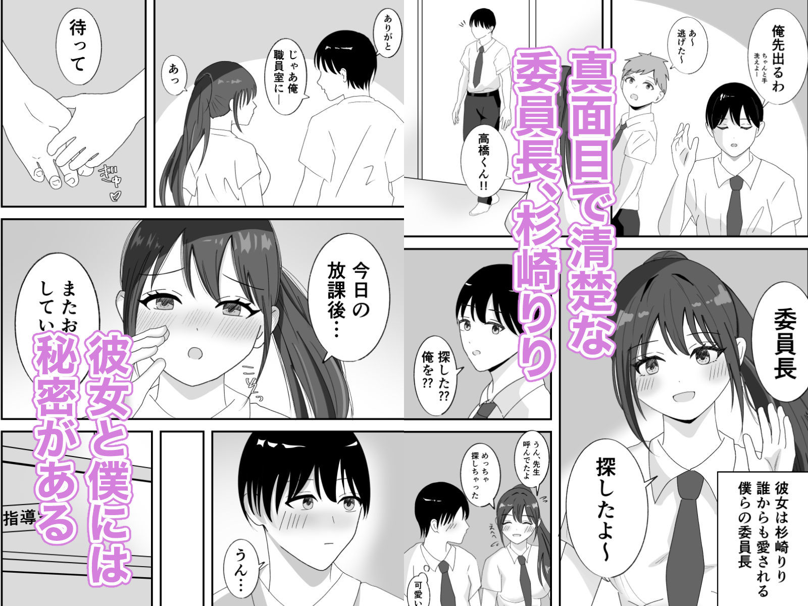 エチメイト 清楚な委員長と性欲処理の関係になった話_0