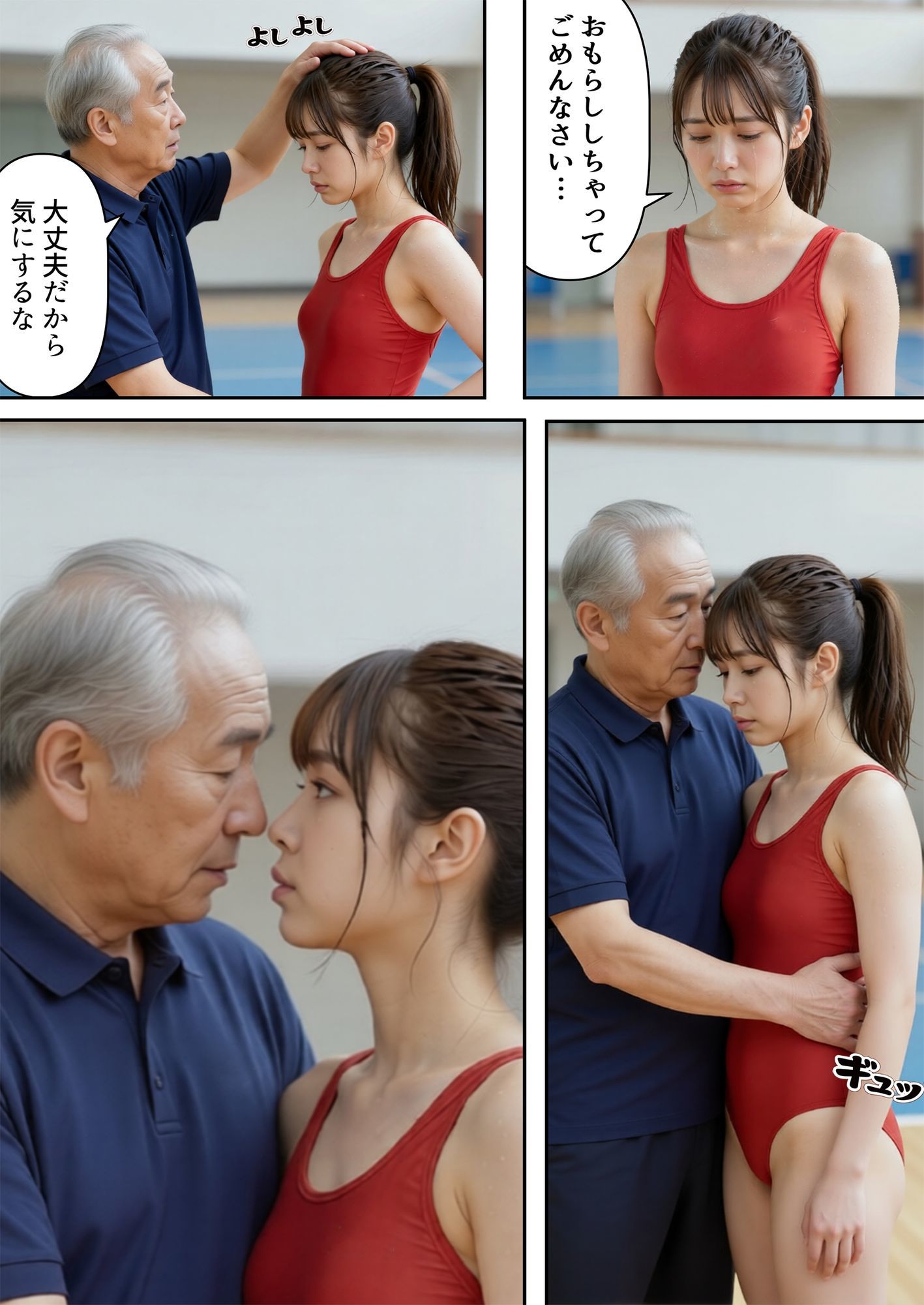 新体操、セクハラコーチの個人レッスン サンプル7