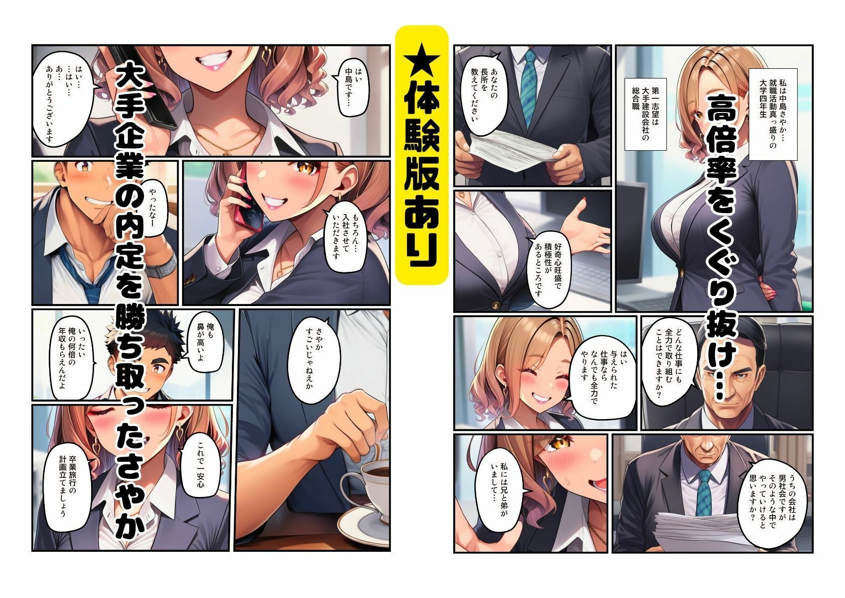 【僕の彼女がネトラレた】大手企業に入社したら社長の性欲処理係だった新入社員 画像1