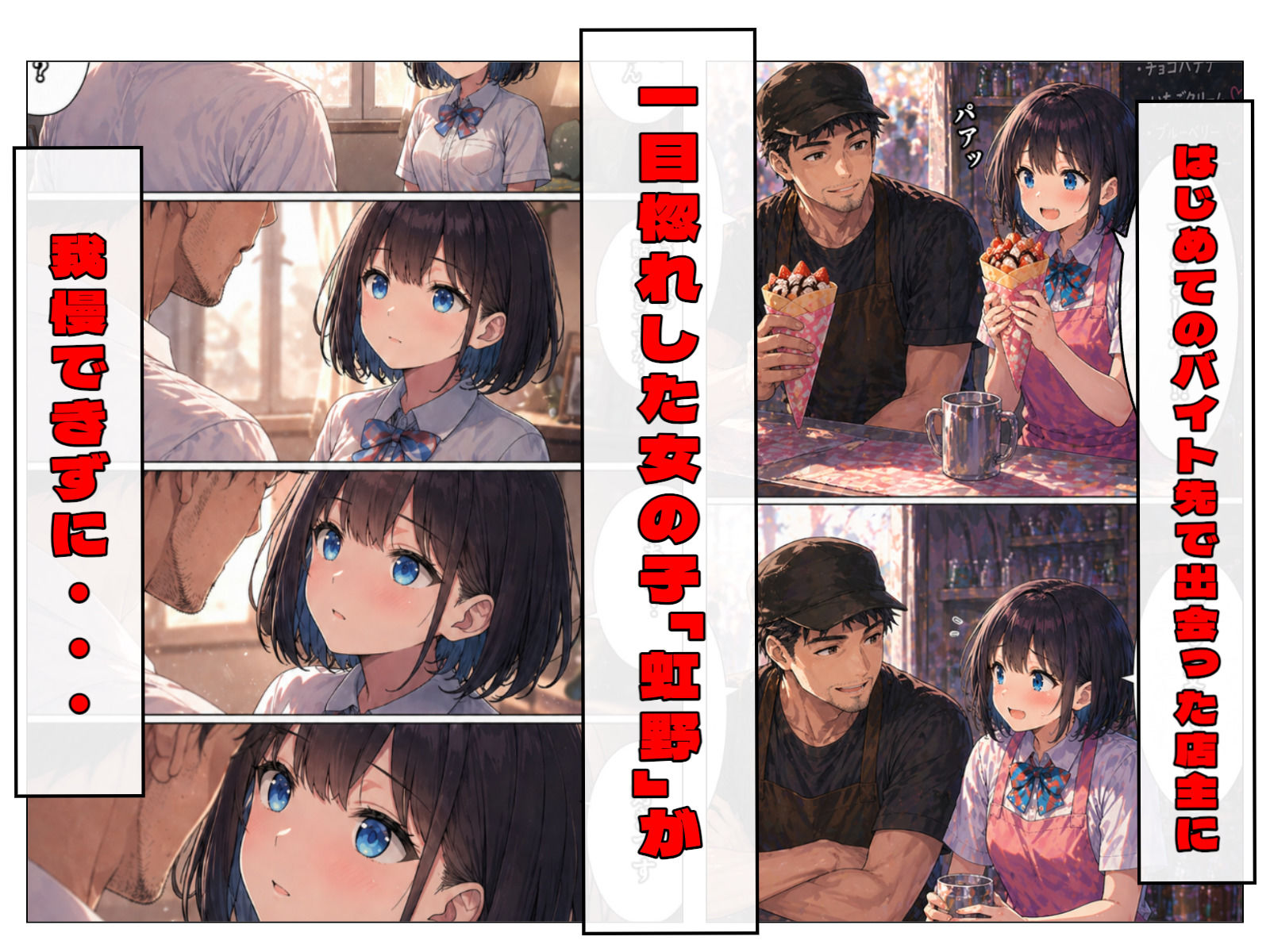 初めてのバイトは、優しすぎる店主と 画像1