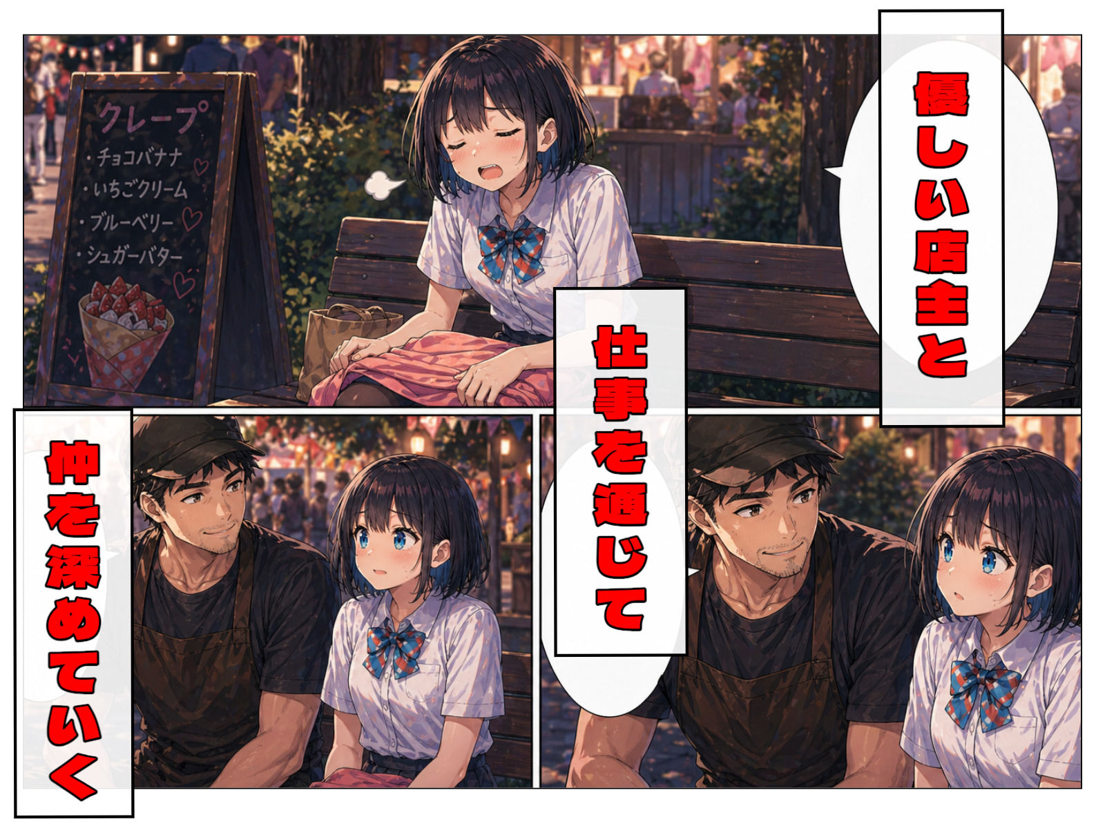 初めてのバイトは、優しすぎる店主と 画像3