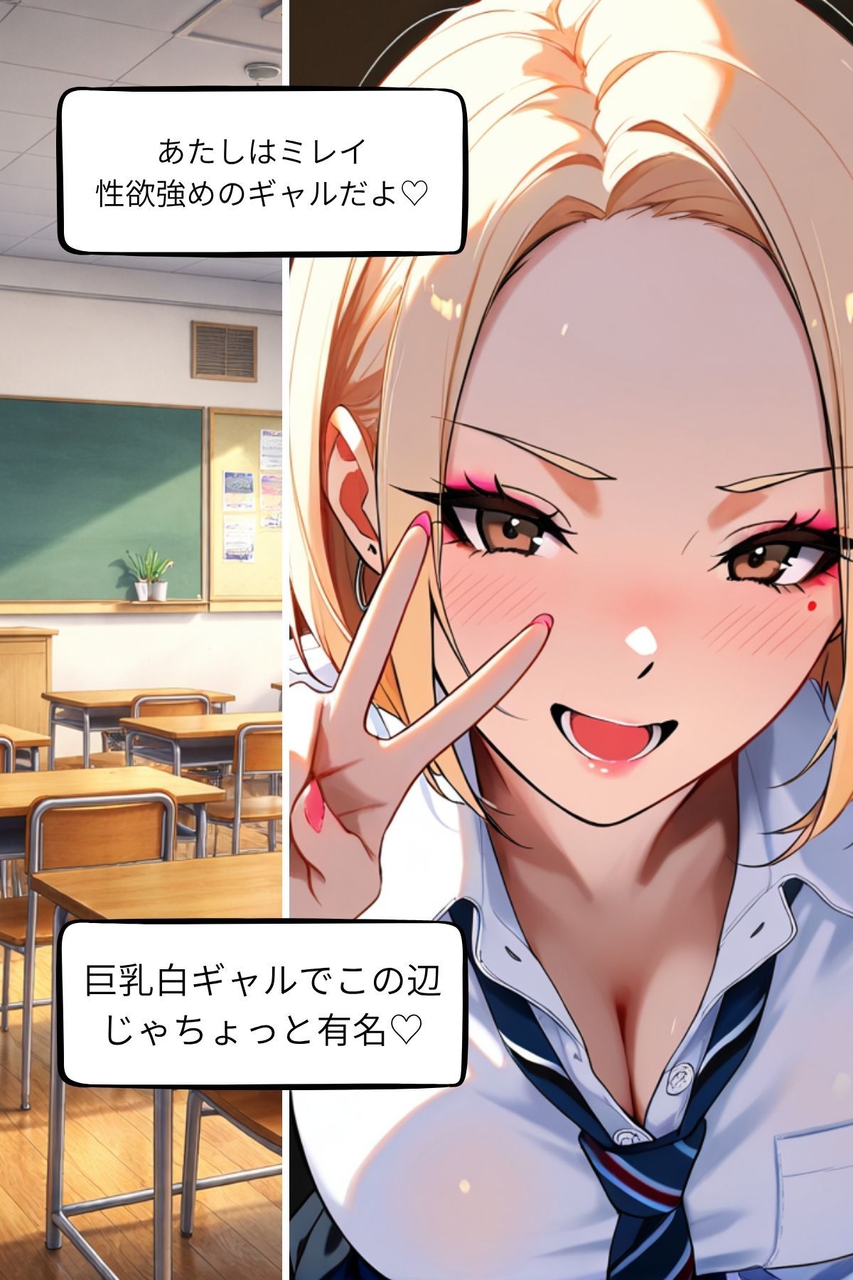 NTR白ギャルJK、童貞の馬チンポでイキ狂う 画像2