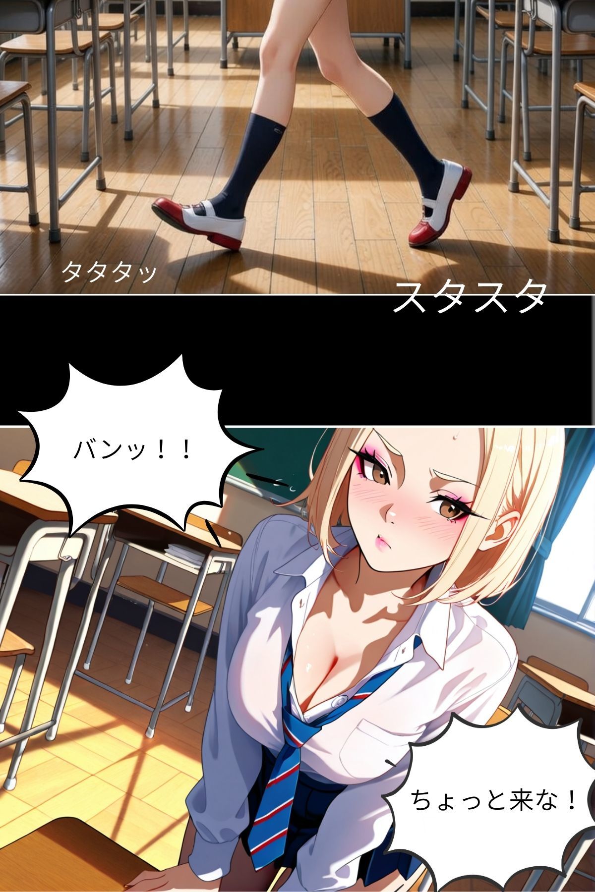 NTR白ギャルJK、童貞の馬チンポでイキ狂う 画像9