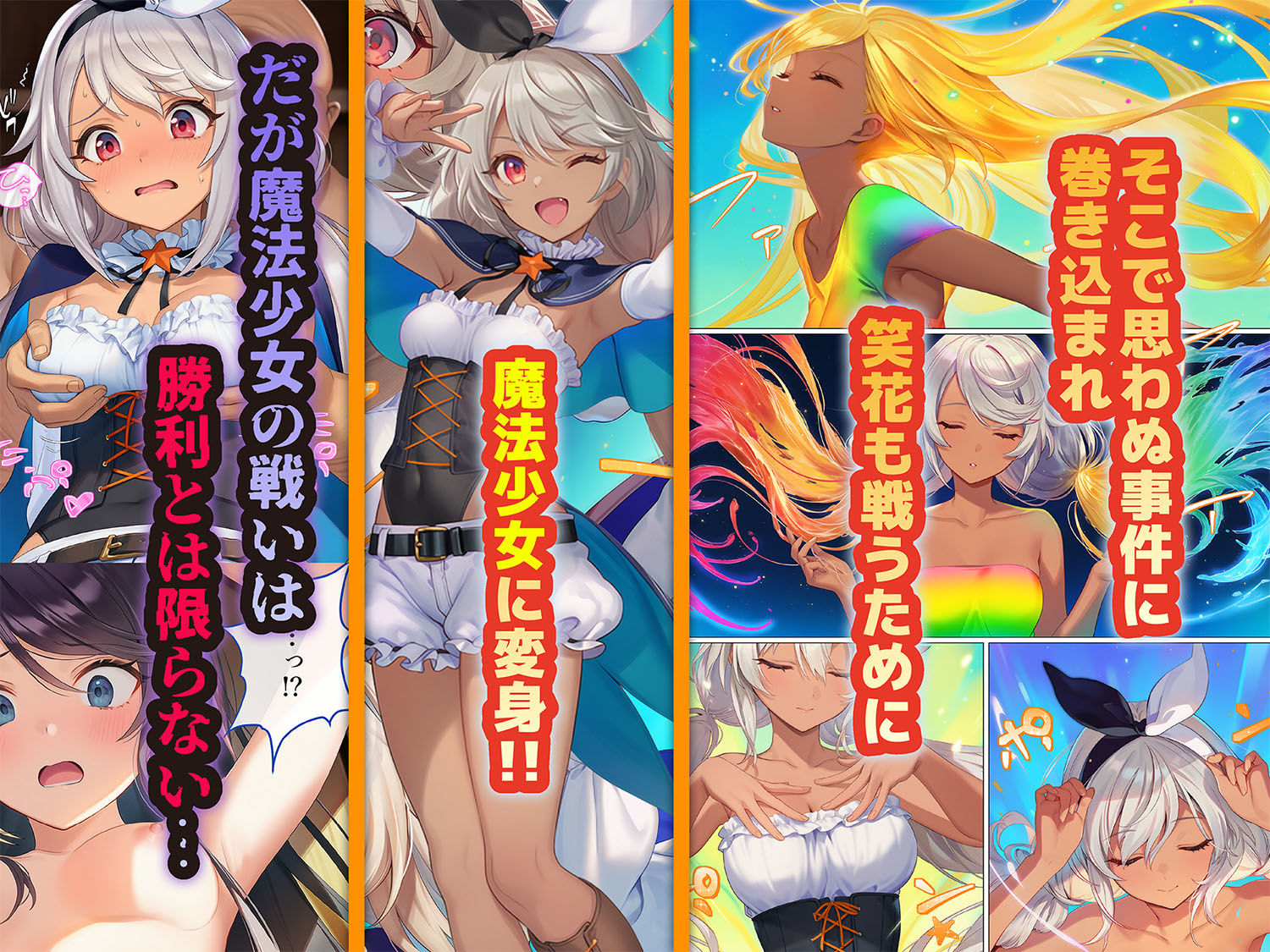 【エロ漫画】魔法少女WISHES 搾乳牧場編 笑花&叶BAD2