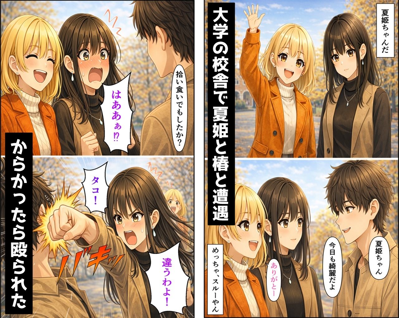 無防備すぎる同級生に、理性が追いつかなかった話 第11話「親友とヤってしまった直後に彼女が来た話」 画像1