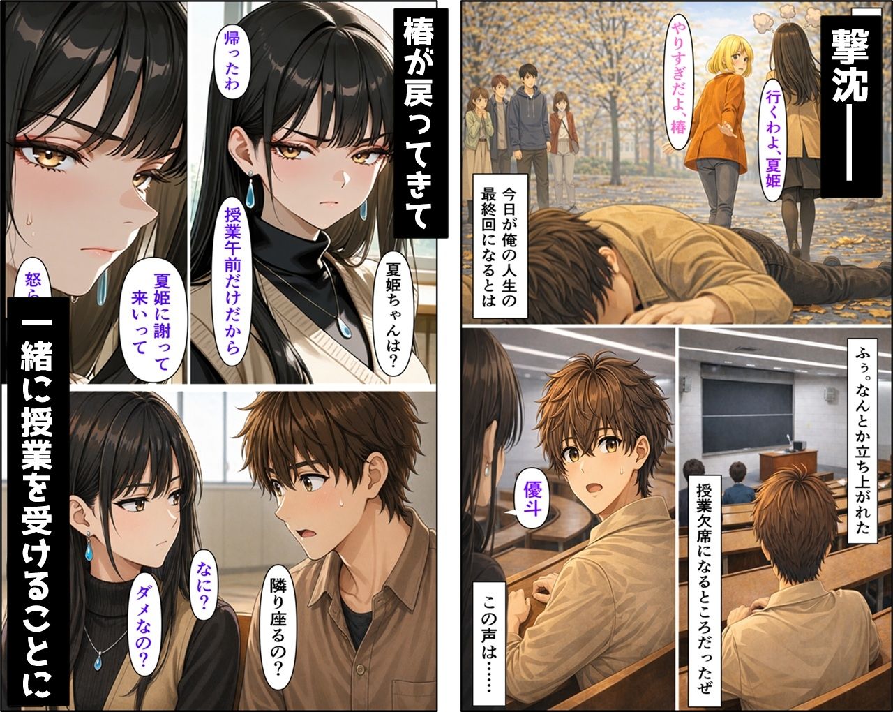無防備すぎる同級生に、理性が追いつかなかった話 第11話「親友とヤってしまった直後に彼女が来た話」 画像2