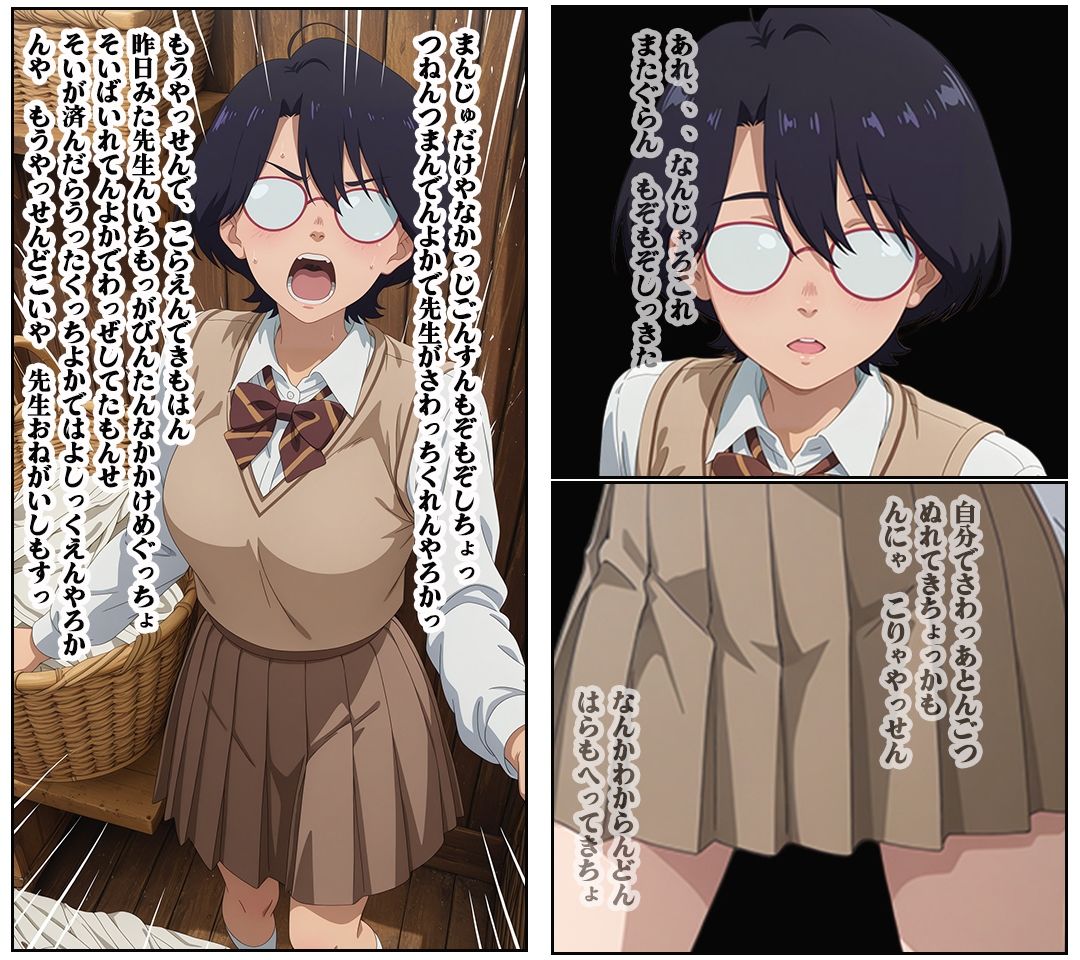 サンプル-【汚パンツ女学園】第4話高ぶりが抑えきれない美少女と暴走気味にエッチした話 - サンプル画像