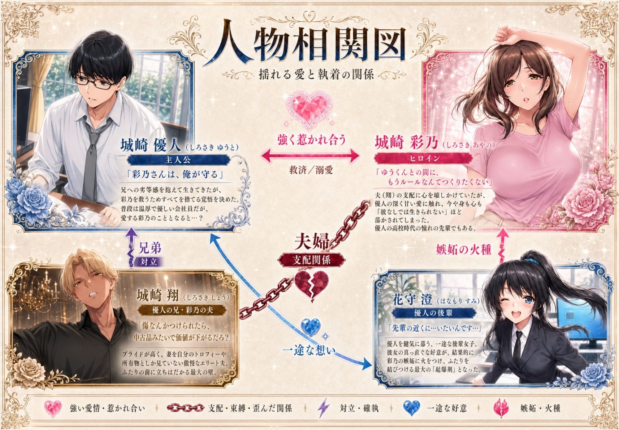 【総集編】兄さん、あなたの妻は…俺が貰います。〜鳥かごの中の巨乳清楚義姉が純愛濃厚セックスで「妻の顔」を捨てた全記録〜 画像2