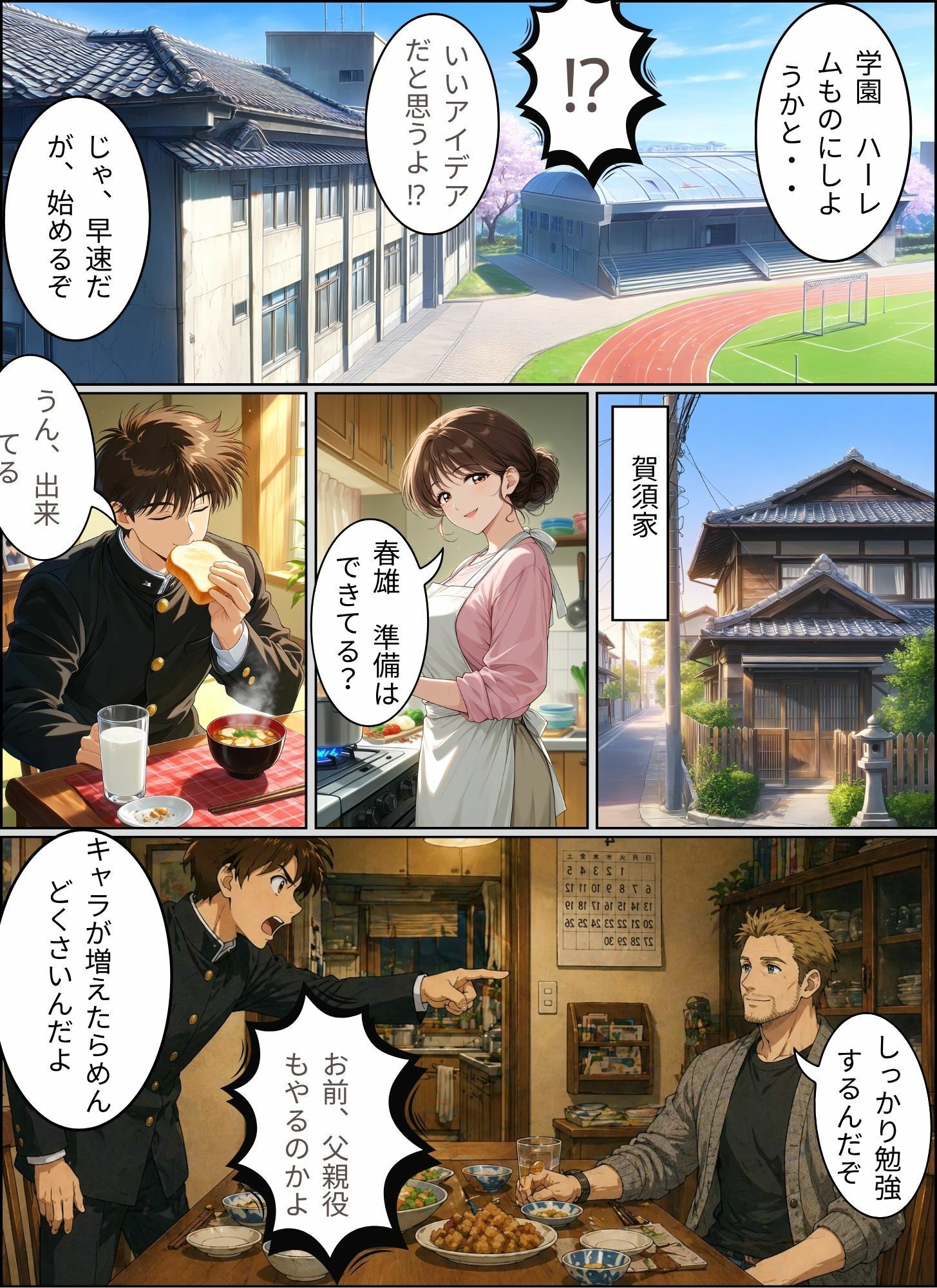 ときめきハーレム学園へようこそ サンプル2
