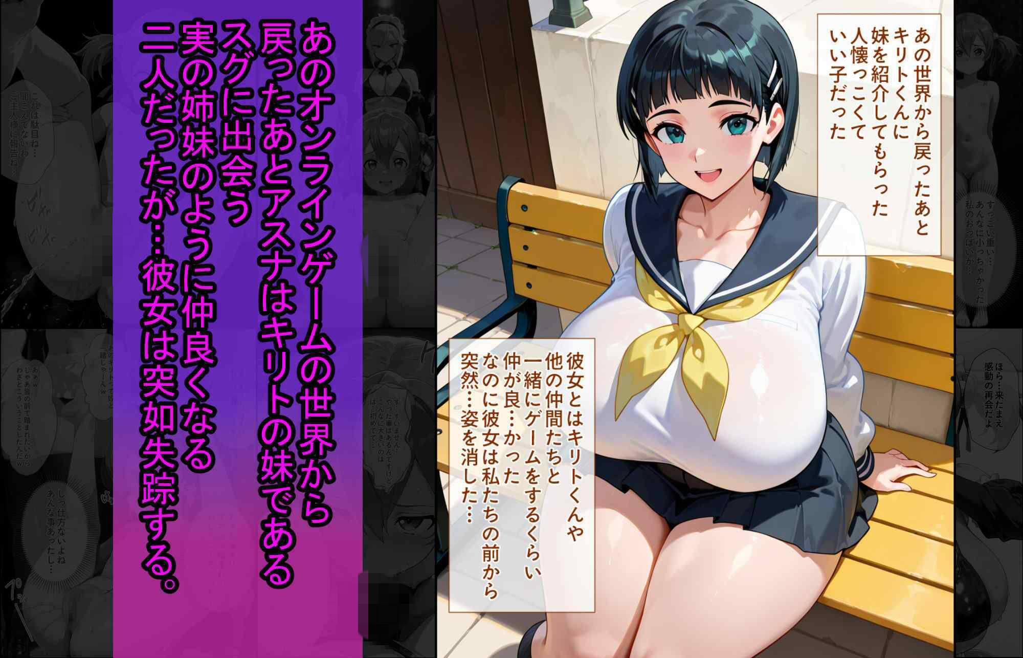 爆乳●●アスナちゃんが巨根おじさんに寝取られる話103