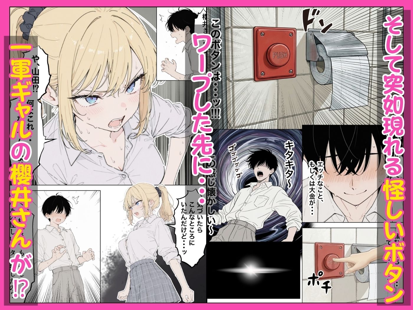 【無料エロ漫画】d_765116 プライド激高の一軍ギャルと賞金1000万懸け興奮度メーター我慢バトルで生ハメセックス(たむりん)