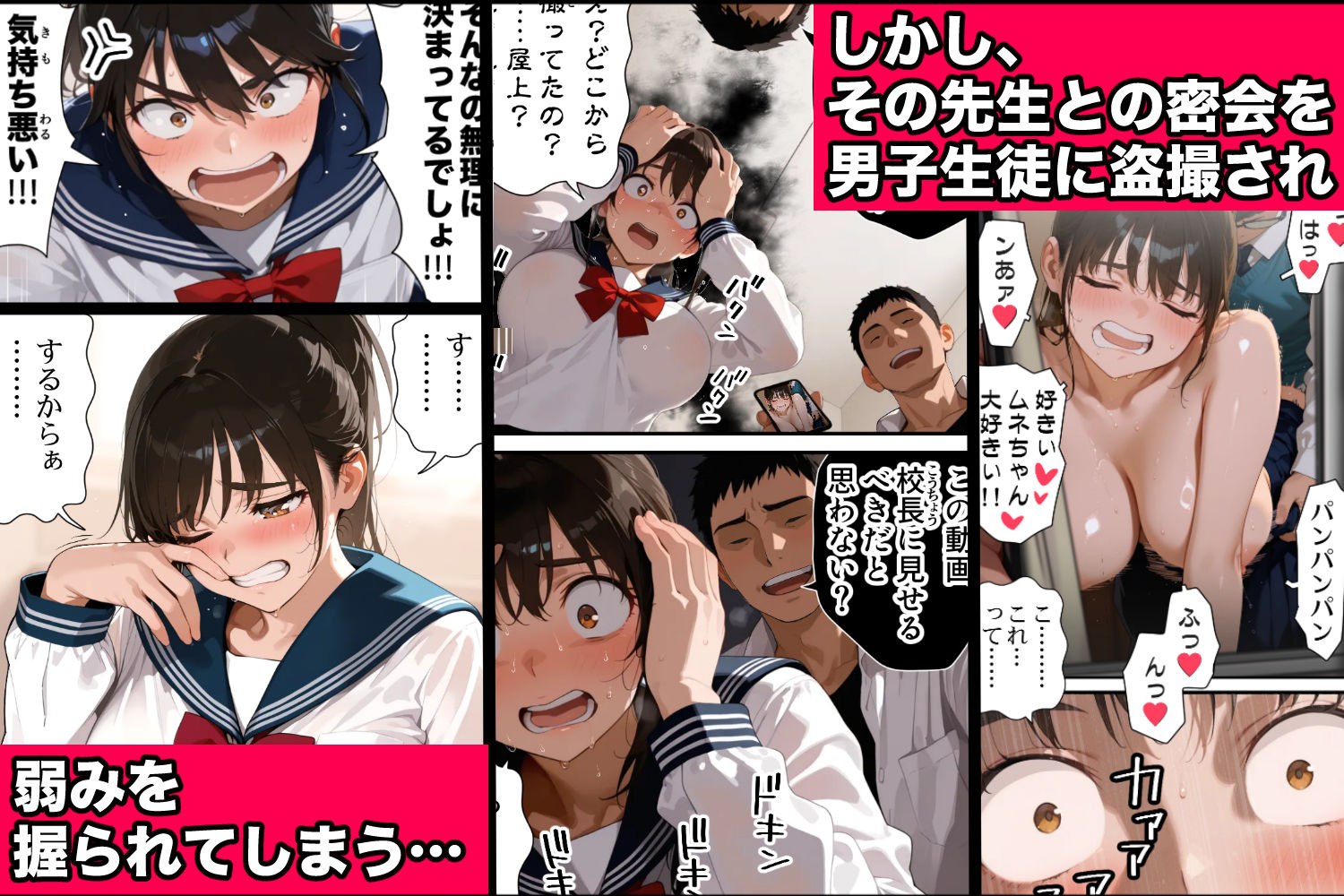 仕方なくサセてくれる藤和さん【hentai エロ漫画】 サンプル画像