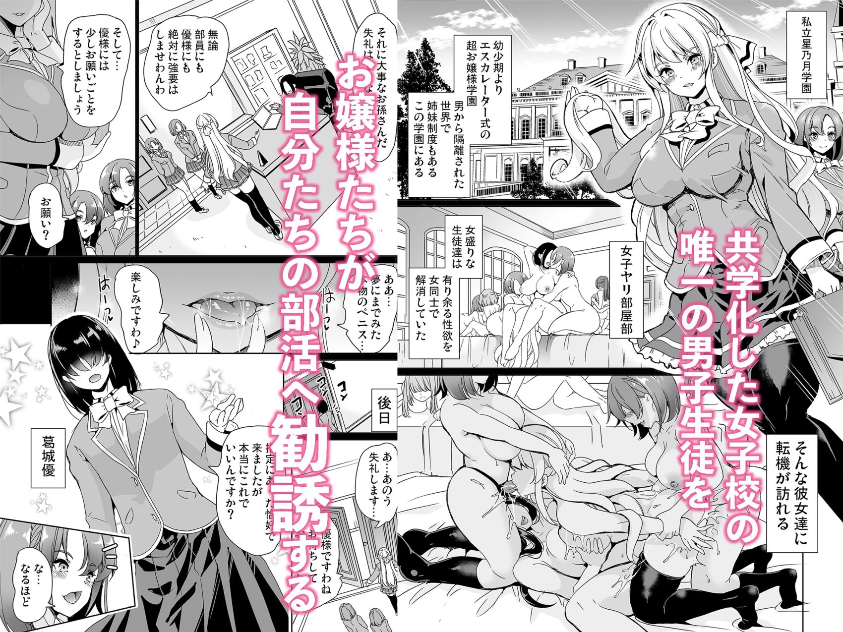 女子ヤリ部屋部の男根 〜痴女ハーレム〜 総集編