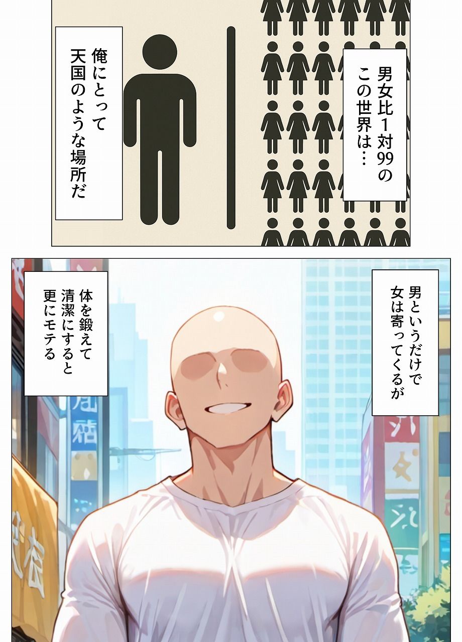 男女比1:99の世界のヤリチン 画像2