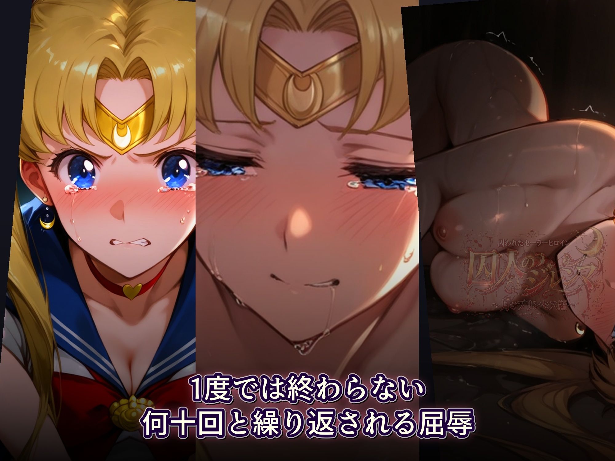 囚われたセーラーヒロイン 囚人のジレンマ【月のプリンセス編】 画像1
