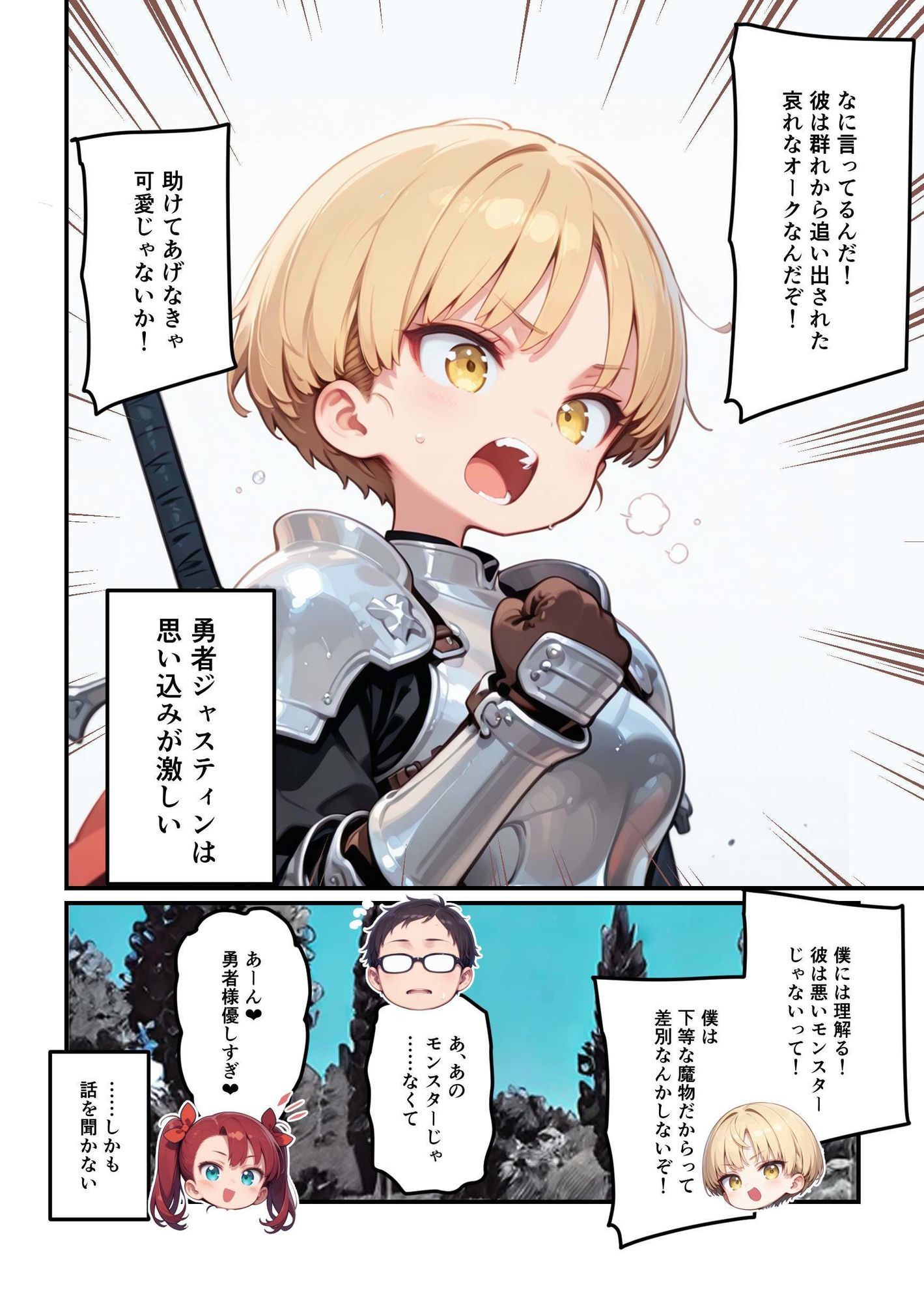勇者パーティーは思い込みが激しい〜僕のことは好きにしていいから女だって秘密にして！〜 画像2