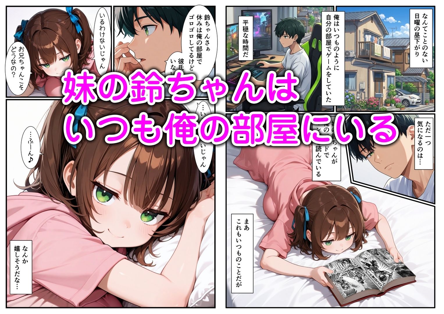 【無料エロ漫画】d_765725 妹と恋人ごっこ 交尾ごっこ(エロ漫画専門店・南国ピンク)