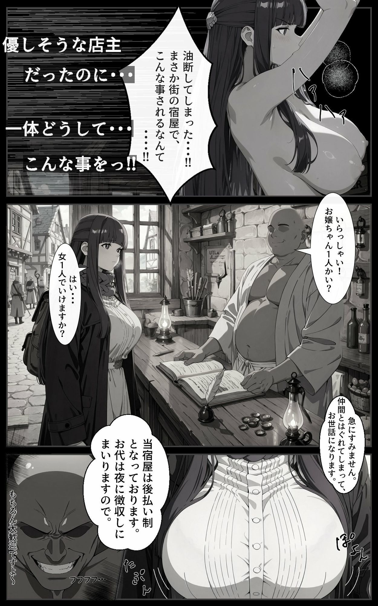 お代は体で。フェ〇ン快楽調教堕ちの宿 画像5