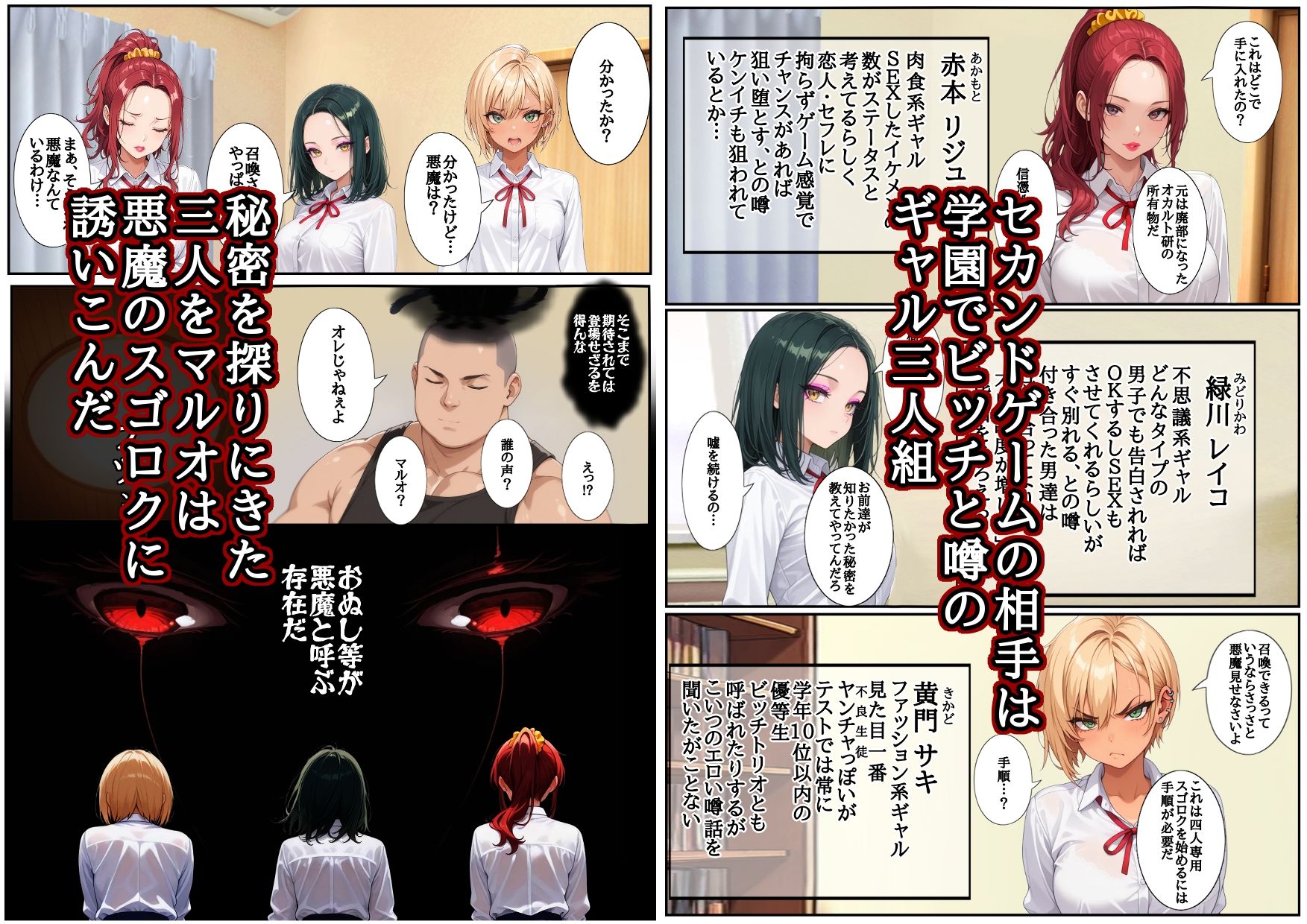 【無料エロ漫画】d_766000 Sugoroku Of The DemonIV（悪魔のスゴロク4）(第日研)
