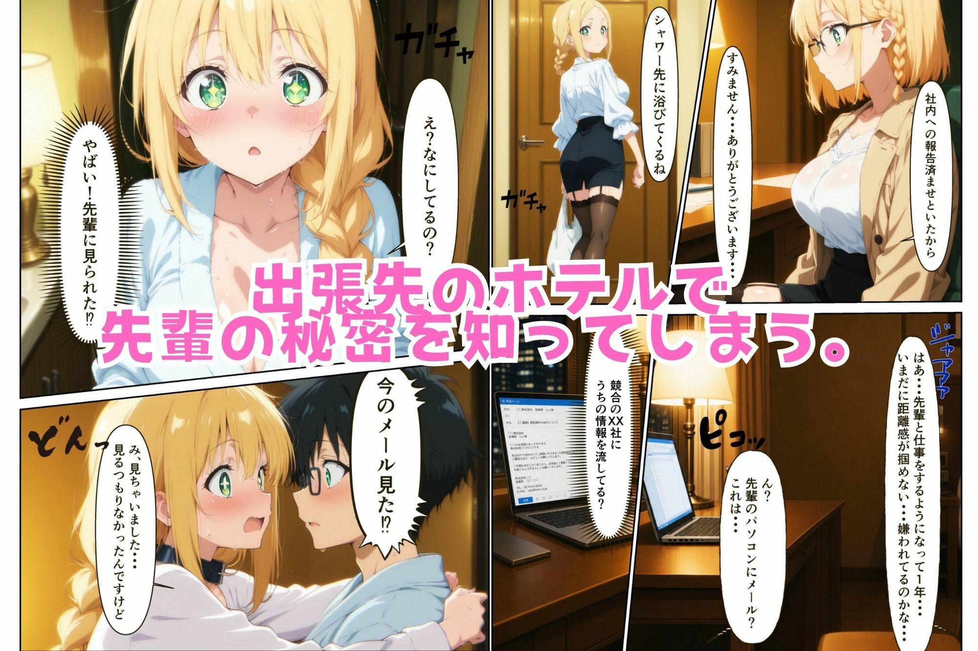 企業スパイの先輩と口止めセックスした件 画像2