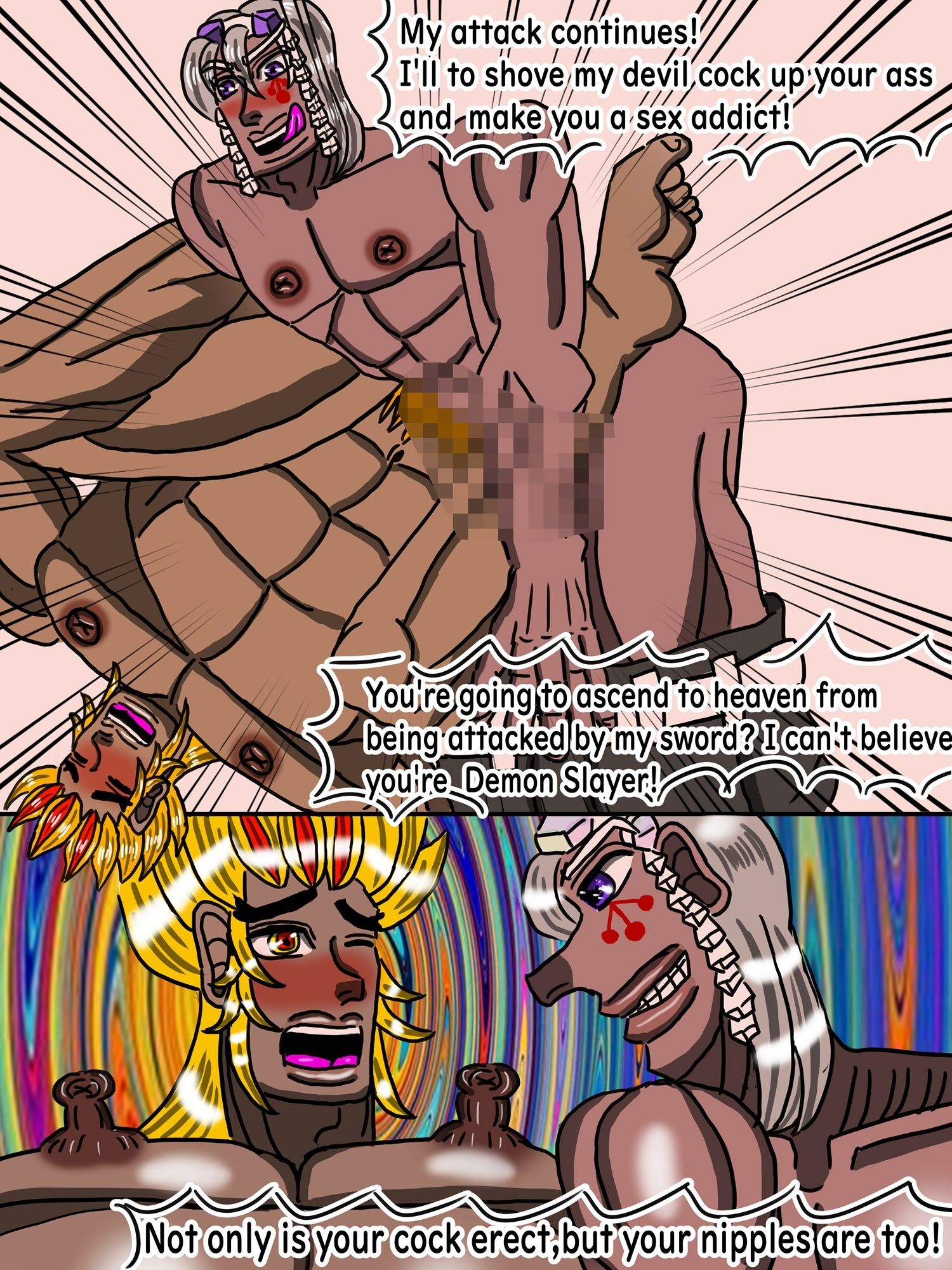 Flame Swordsman and Ninja Indulge in Pleasure  in the Red-Light District 画像7