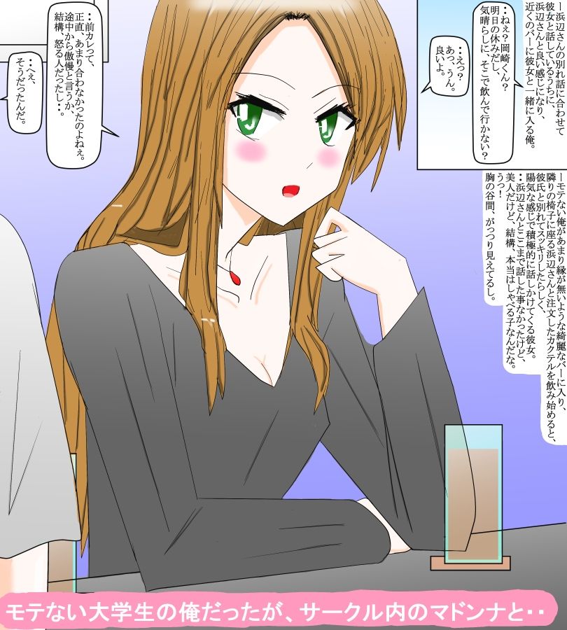彼氏と別れたばかりのマドンナと一晩を過ごして・・ 画像1