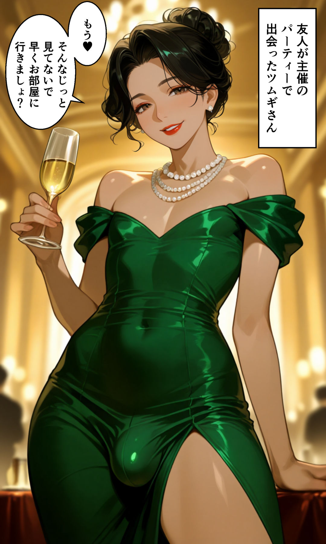 パーティーで出会った美しい人妻が男だったのでホモセックスしまくった♂ サンプル5