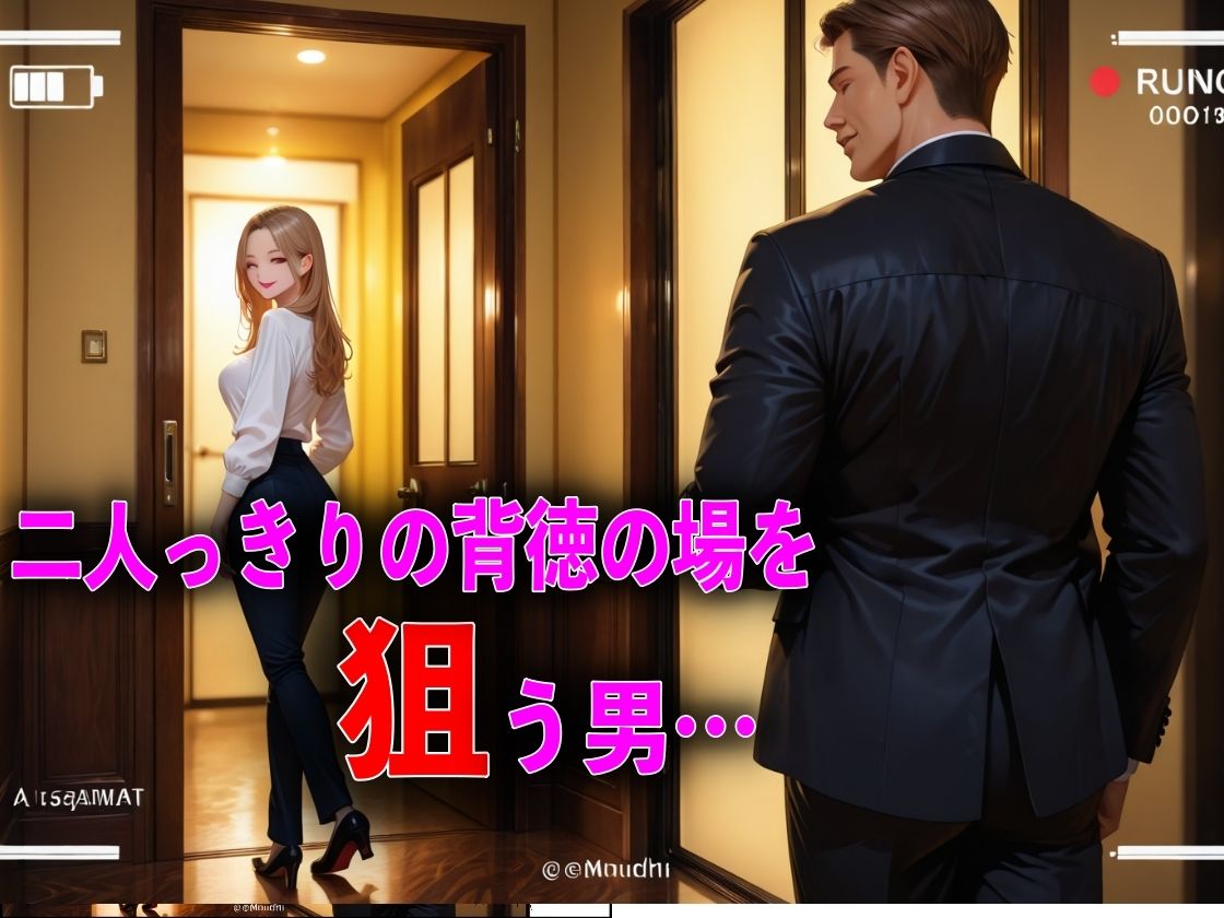夫と倦怠期中不倫現場を盗撮され中出しW不倫した話 画像5