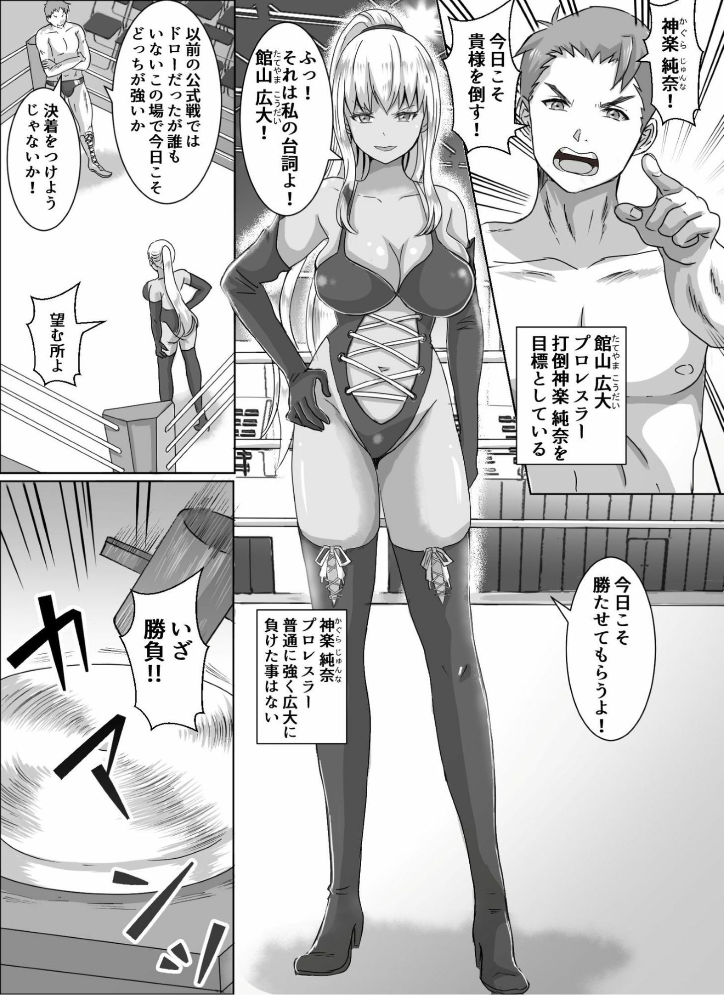 Ground Fighting 男と女のタイマン勝負 画像1