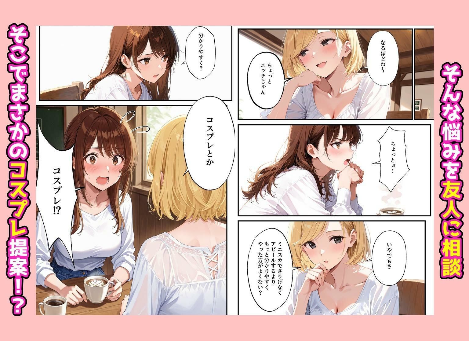 夫を制服で誘惑して、ラブラブなエッチした話 画像4